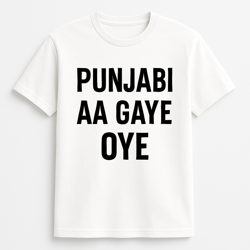 Punjabi Aagye Oye Tshirt